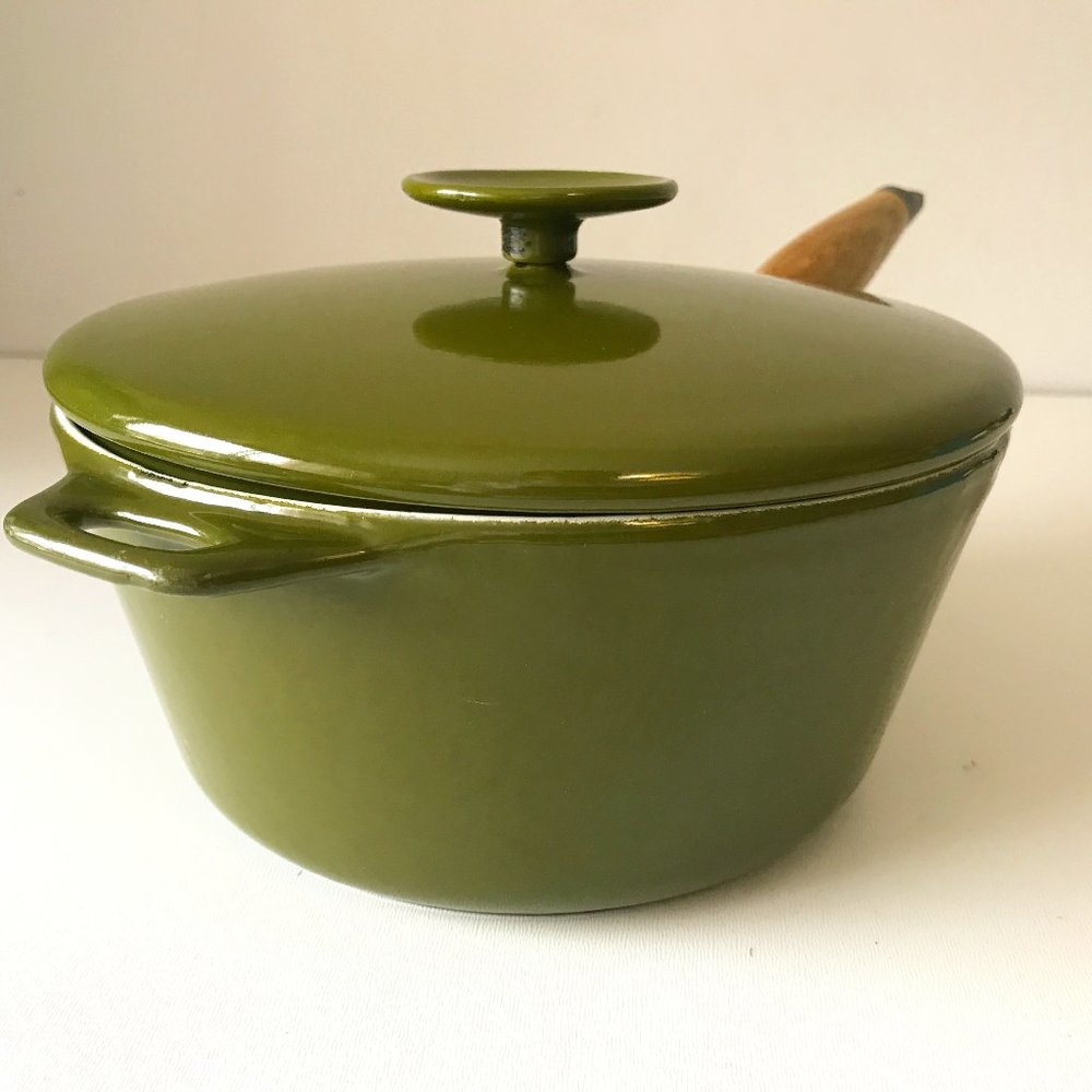 COPCO Michael Lax Denmark Cast Iron w Lid Avocado